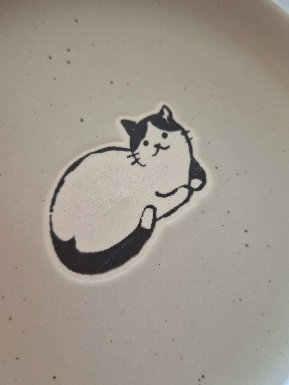 NWT★ Ceramic Cat Plates Set  / Japan
